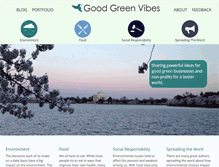Tablet Screenshot of goodgreenvibes.org